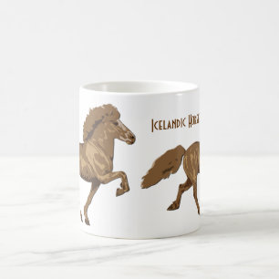 Mug Cheval islandais vintage en tölt