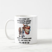 Mug Cheval J'Ai Décidé Avec Un Esprit Pacifique Un Amo (Gauche)