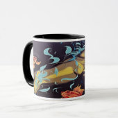 Mug Cheval Jump Abstrait Graffiti Design (Devant gauche)