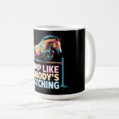 Mug Cheval Jump - Sauter comme personne ne regarde (Devant droit)