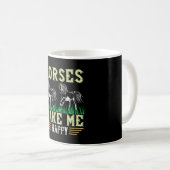 Mug Cheval - Les Chevaux Me Rendent Heureux (Devant droit)
