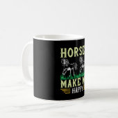 Mug Cheval - Les Chevaux Me Rendent Heureux (Devant gauche)