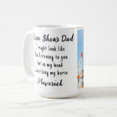 Mug Cheval Lover Equestrition Cadeau Funny Photo perso (Devant gauche)