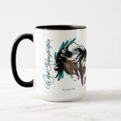 Mug Cheval majestueux par imagination sauvage de (Gauche)