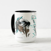 Mug Cheval majestueux par imagination sauvage de (Devant gauche)