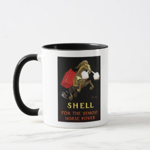 Mug Cheval mécanique avec Shell Oil