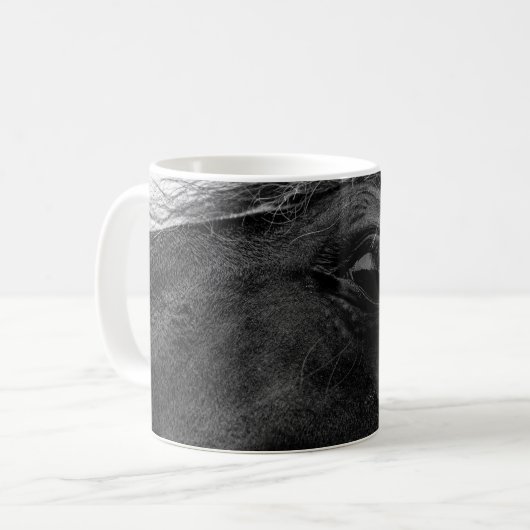 MUG CHEVAL NOIR (Devant gauche)