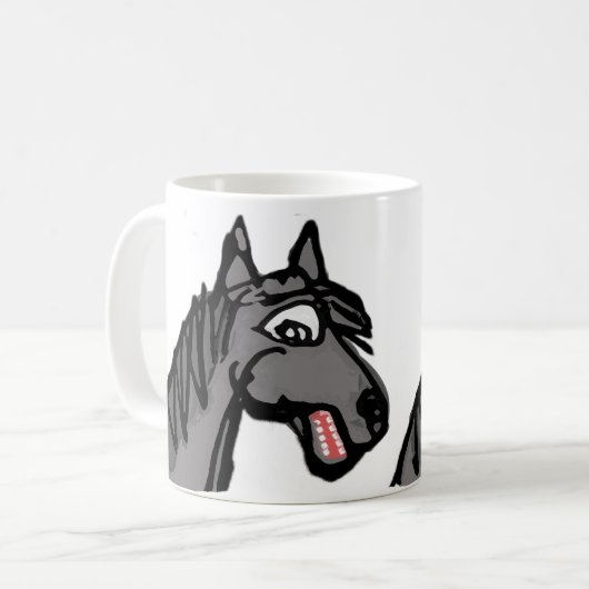 Mug Cheval noir (Devant gauche)