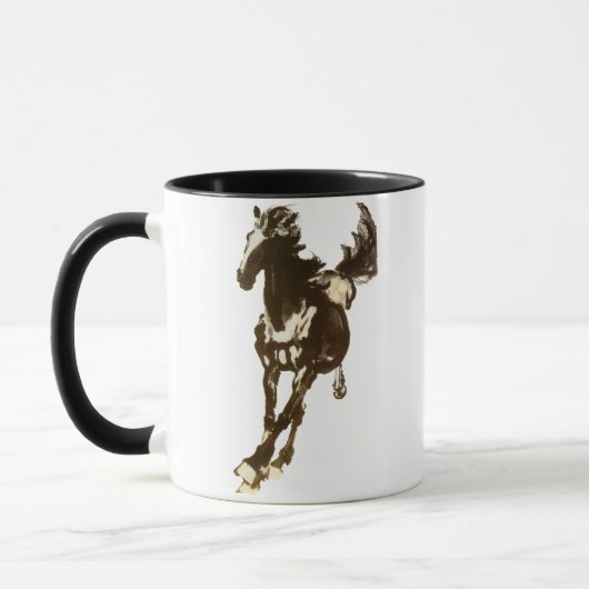 Mug Cheval noir (Gauche)
