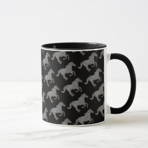 Mug cheval noir