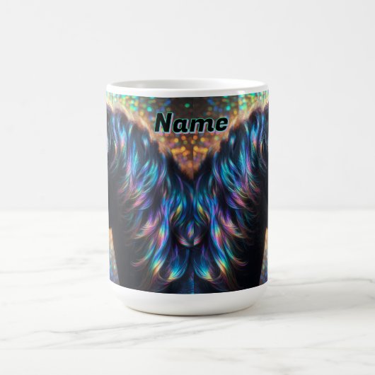 Mug Cheval noir avec Mane Iridescente (Centre)