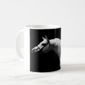 Mug Cheval noir et blanc (Devant gauche)