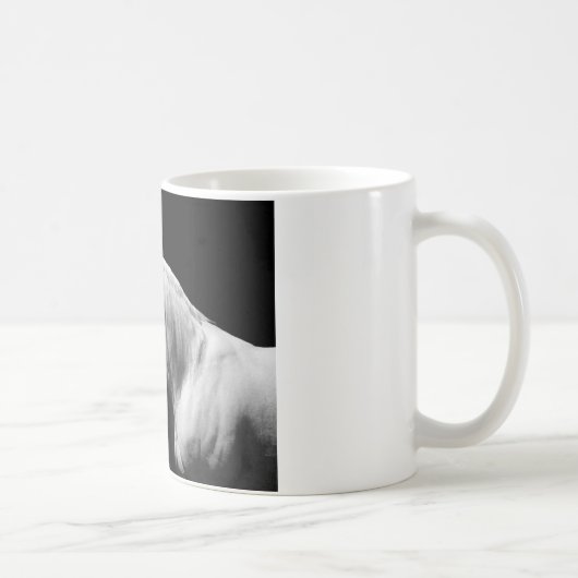Mug Cheval noir et blanc (Droite)