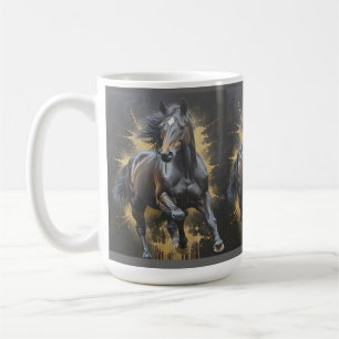Mug cheval noir groovy