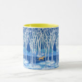 Mug Cheval nordique du fjord d'hiver (Centre)