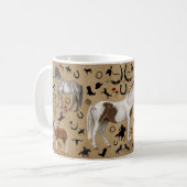 Mug Cheval Occidental Personnalisé Enveloppement compl (Devant gauche)