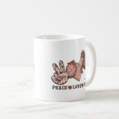 Mug Cheval Peace Love (Devant droit)