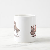 Mug Cheval Peace Love (Centre)