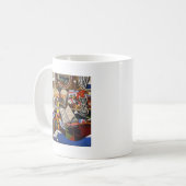 Mug Cheval Pipe Fleur rouge par Joan Miro (Devant gauche)