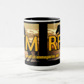 Mug Cheval RFM et coucher de soleil/soleil (Centre)