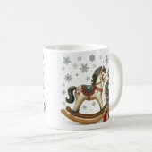 Mug Cheval Rocking de Noël (Devant droit)