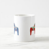 Mug Cheval rouge et bleu de Dala (Centre)