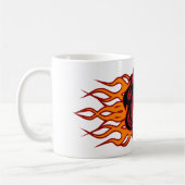 Mug Cheval rouge fière avec flammes (Gauche)