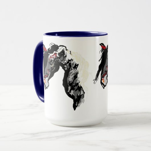 Mug : Cheval sans nom (Devant gauche)