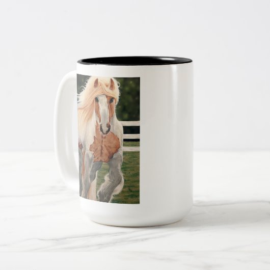 Mug "Cheval sauvage" (Devant gauche)