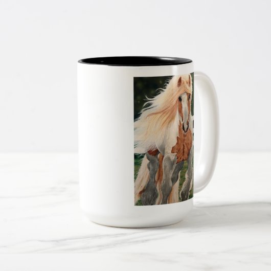 Mug "Cheval sauvage" (Devant droit)