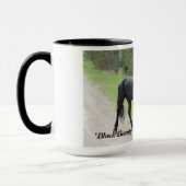 Mug Cheval sauvage d'Alberta "de beauté noire" (Gauche)