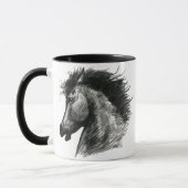 Mug Cheval Sauvage Fougueux (Gauche)