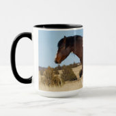 Mug Cheval sauvage, montagnes Steens (Gauche)