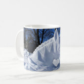 Mug Cheval Snow Sculpture, Québec, Canada (Devant gauche)