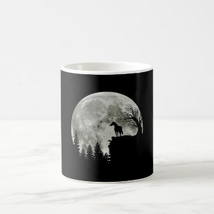 Mug Cheval Stand Sur Montagne Éffrayante Lune D'Hallow