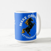 Mug Cheval symbolisant la motivation (Devant droit)