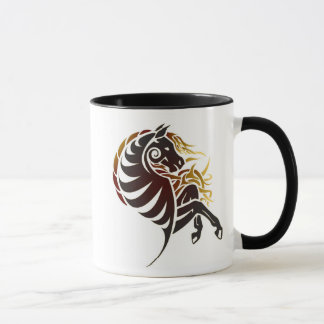 Mug Cheval tribal
