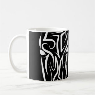 Mug Cheval tribal noir et blanc