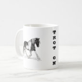 Mug Cheval Tzigane Troie Sur La Boue De Café (Devant gauche)