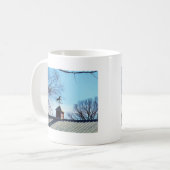 Mug Cheval Vane Météo Ciel Bleu (Devant gauche)
