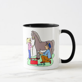 Mug Cheval Vétérinaire Equine Vet Idée cadeau
