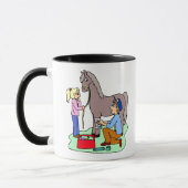 Mug Cheval Vétérinaire Equine Vet Idée cadeau (Gauche)