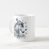 Mug Cheval Vibes d'hiver - (Devant gauche)