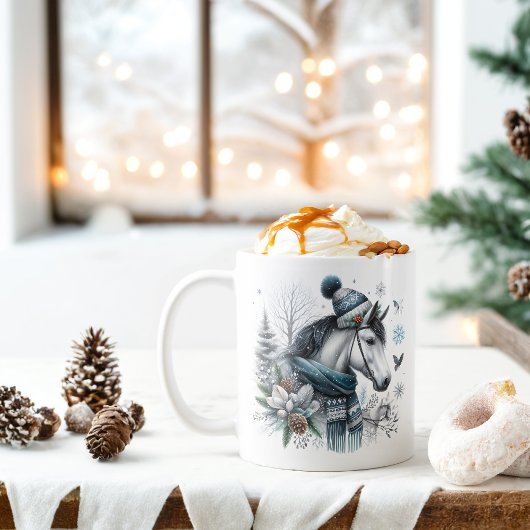 Mug Cheval Vibes d'hiver -