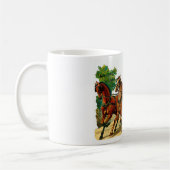 Mug Cheval Vintage et chariot (Gauche)