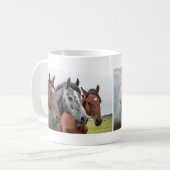 Mug Cheval Whisperer I Love Horses 2 Photos Nom (Devant gauche)