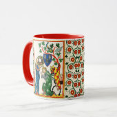 MUG CHEVALIER ARMÉ PAR SA FEMME, MINIATURE MÉDIÉVALE (Devant gauche)