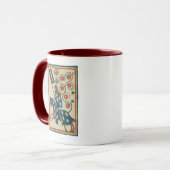 Mug Chevalier Avec Aigle Heraldry, Médiéval Du 14ème S (Devant gauche)