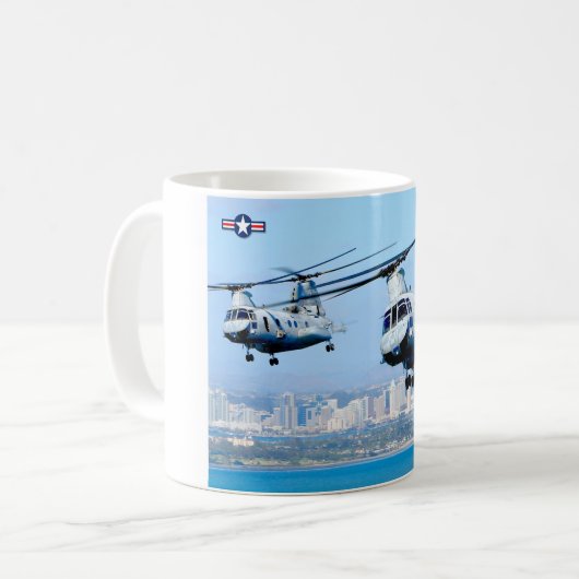 MUG CHEVALIER DE MER CH-46E (Devant gauche)