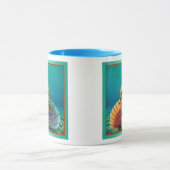 Mug Chevalier de mer jaune et coquilles de St Jacques (Centre)